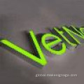 Frontlit LED Aluminum Typography Aluminium Frontlit LED Channel Letter Supplier